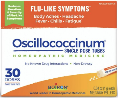 Homeopathic remedy Oscillococcinum